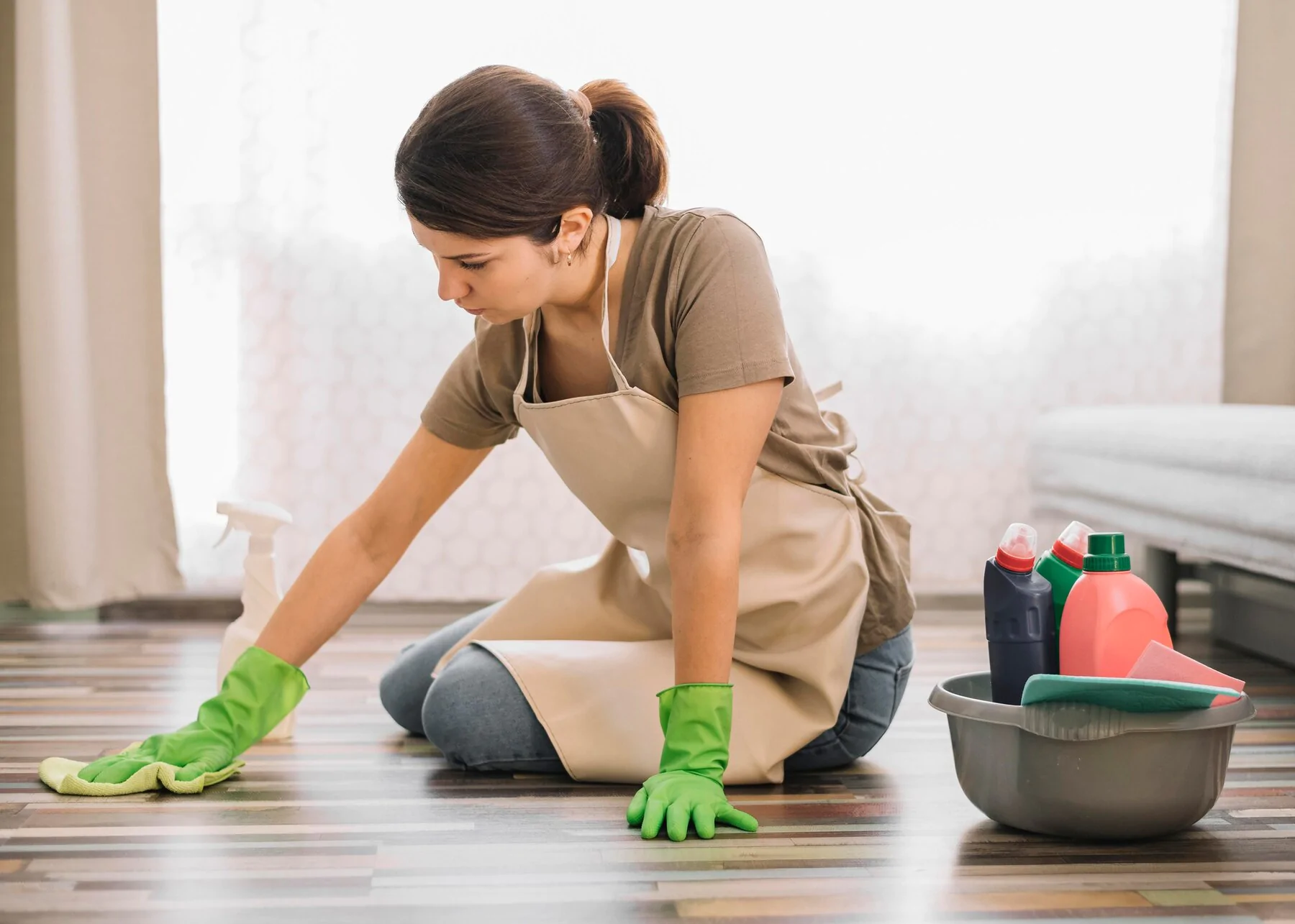 Regular cleaning service
